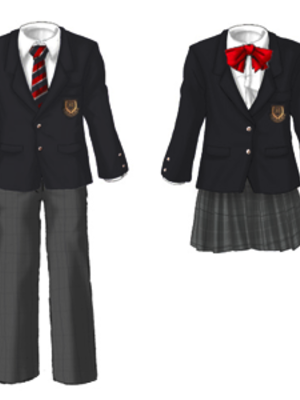 鶴房汐恩の高校の制服