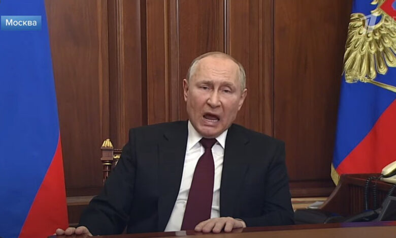認知症と言われている演説をするプーチン大統領